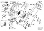 Bosch 3 600 H81 800 ROTAK 43 LI (ERGOFLEX) Lawnmower Spare Parts
